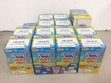 Krabby Patty Figures and Candy