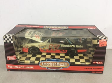 Vintage Nascar Western auto Lumina diecast(new in box)