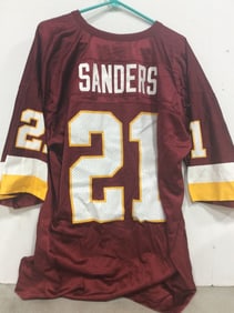 Redskins Sanders Jersey - Number 21 (Size: