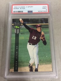 1992 Derek Jeter Graded Card