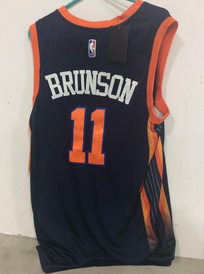 NY Knicks Brunson Jersey - Number 11 (Size: 56) (1 of 1)