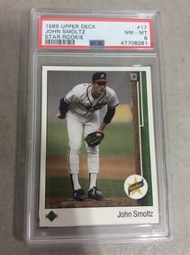 1989 John Smoltz Rookie Graded Card
