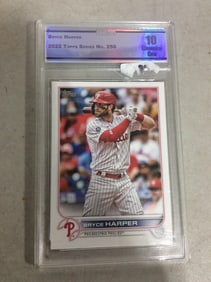 2022 Bryce Harper Topps Graded Card
