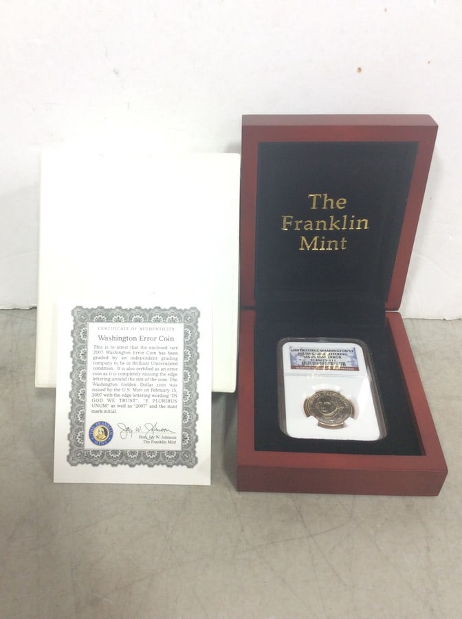 The Franklin Mint 2007 George Washington Coin: The Franklin Mint 2007 George Washington Coin