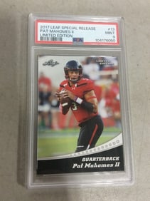2017 Pat Mahomes LT Graded Card