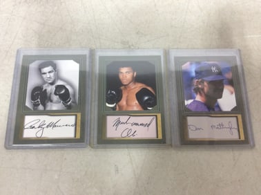 Various Collectible Cards (Muhammad Ali, and more)