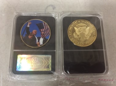 Trump Challenge Coins *Encased*