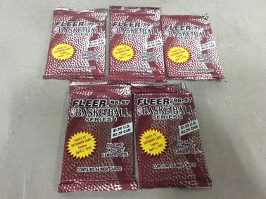 1996/1997 Fleer Basketball Packs