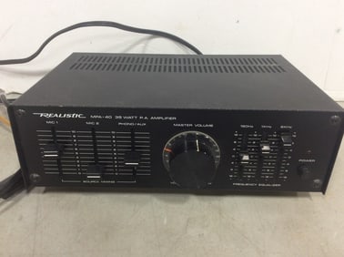 Realistic 35 watt P.A. amplifier(MPA-40)