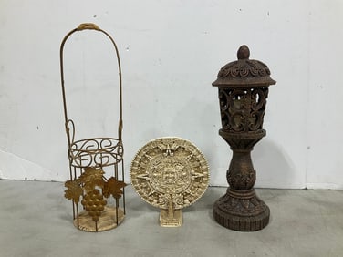 Mayan Decorative Sundial w/ Stand, and more (Tallest - 16in)