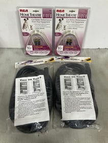 Coaxial cables and cable organizers(new in package)