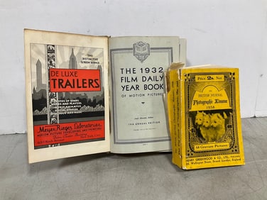 1932 Film Daily Yearbook, and 1938 Photographic Almanac
