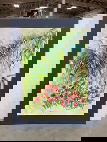 1983 Floral Art Print (28.5inx36in)