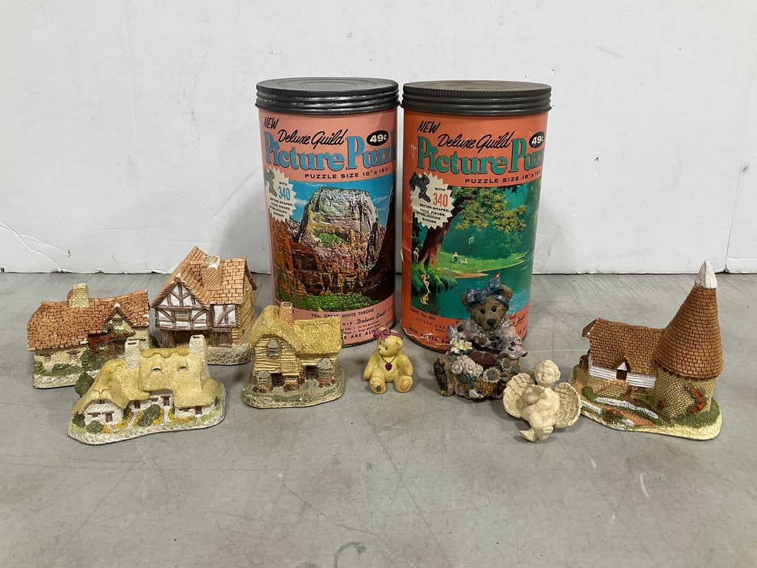 Vintage Picture Puzzles, Ceramic Houses, and more: Vintage Picture Puzzles, Ceramic Houses, and more