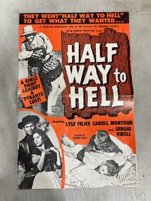 Half Way to Hell Film Poster(11inx17in)