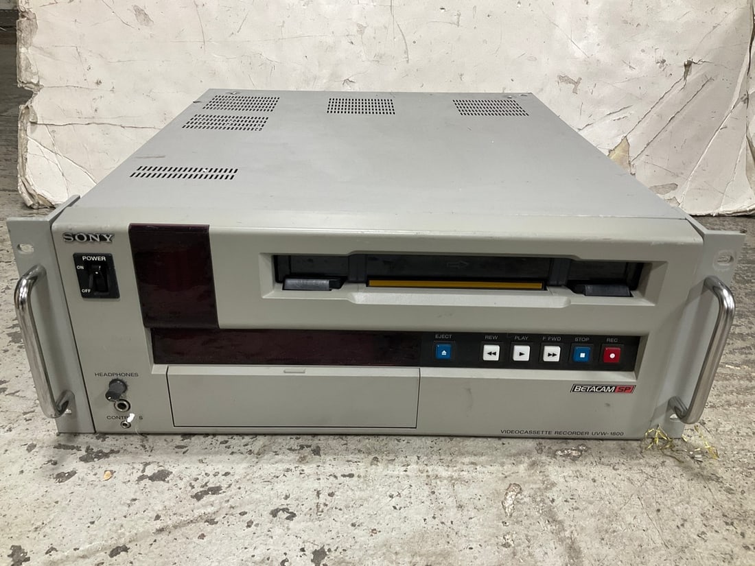 Sony Betacam SP Videocassette Recorder (UVW-1800) (1 of 1)