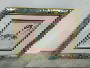 Framed Horse Artwork (10inx12in)