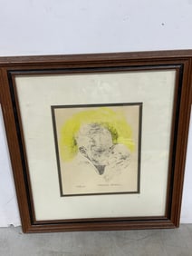 Framed Stanford Selkow Art Print (15.25inx17in)