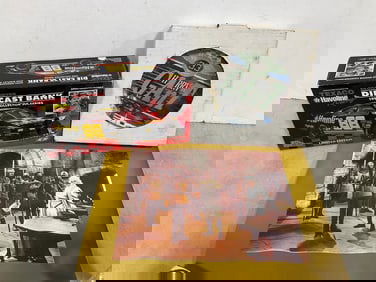 Ernier Irvan Die Cast Bank, Harry Gant Ceramic Plate, and Print(13inx16in)