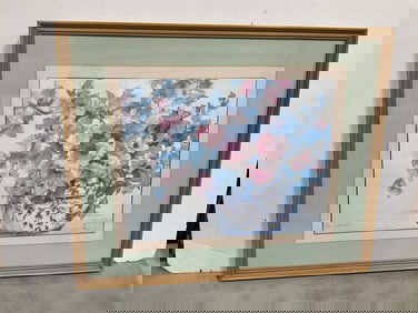 Framed Floral Art Print (28inx34in)