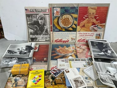 Vintage Advertisements, Boyscouts Booklets, Black and White Photographs, and more