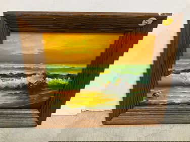 Framed Canvas Painting (11inx13in)