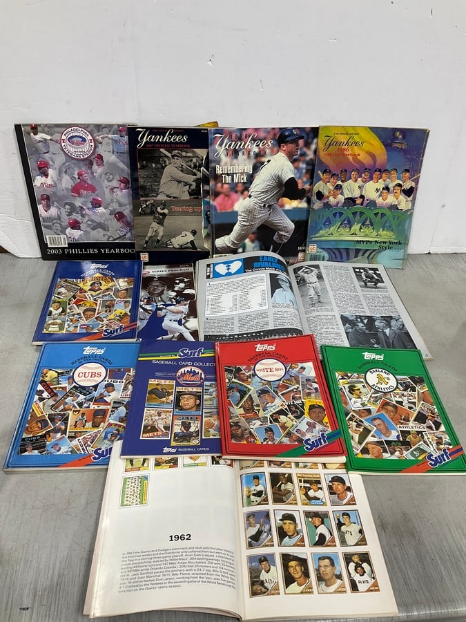 Various Baseball Card Books, Baseball Yearbooks, and more: Various Baseball Card Books, Baseball Yearbooks, and more