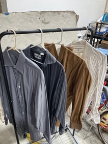 Various Dress Button Up Shirts (Sizes 17, 18, and more)