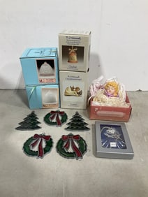 Goebel ceramics, Christmas ornaments, and more