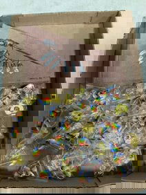 Pride heart pins and signed art piece