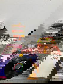 Vintage records, books, and more