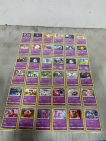 Pokemon cards in sheets