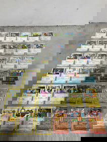 Pokemon cards in sheets