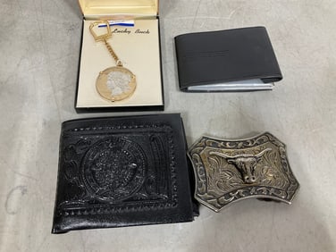 Vintage Belt Buckle, Wallets, and more