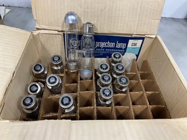Vintage Projection Lamps Bulbs