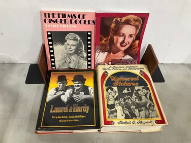 Various Books (Universal Pictures, Laurel & Hardy, etc), and Book Ends