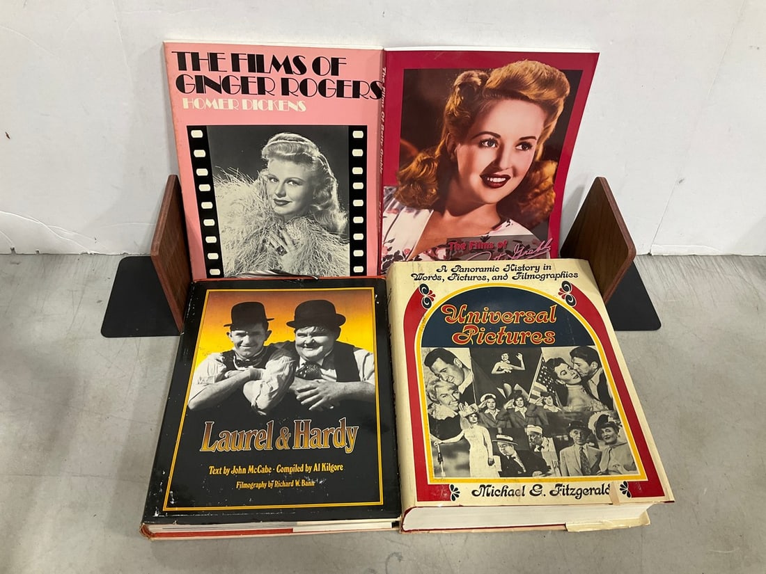 Various Books (Universal Pictures, Laurel & Hardy, etc), and Book Ends (1 of 1)