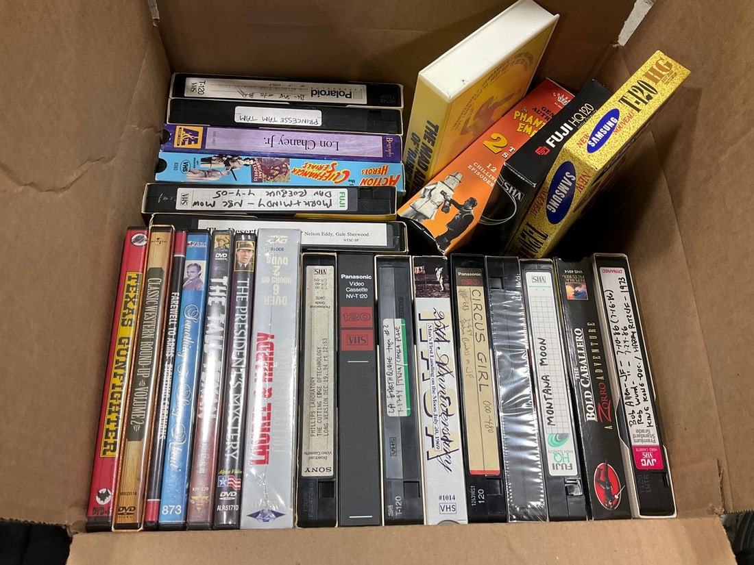 Vintage DVDs, and VHS Tapes: Vintage DVDs, and VHS Tapes