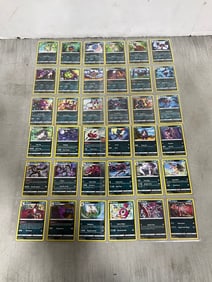 Various Pokemon Cards in Sheets