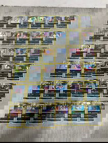 Various Pokemon Cards in Sheets
