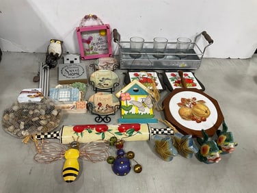 Vintage trivets and house decor