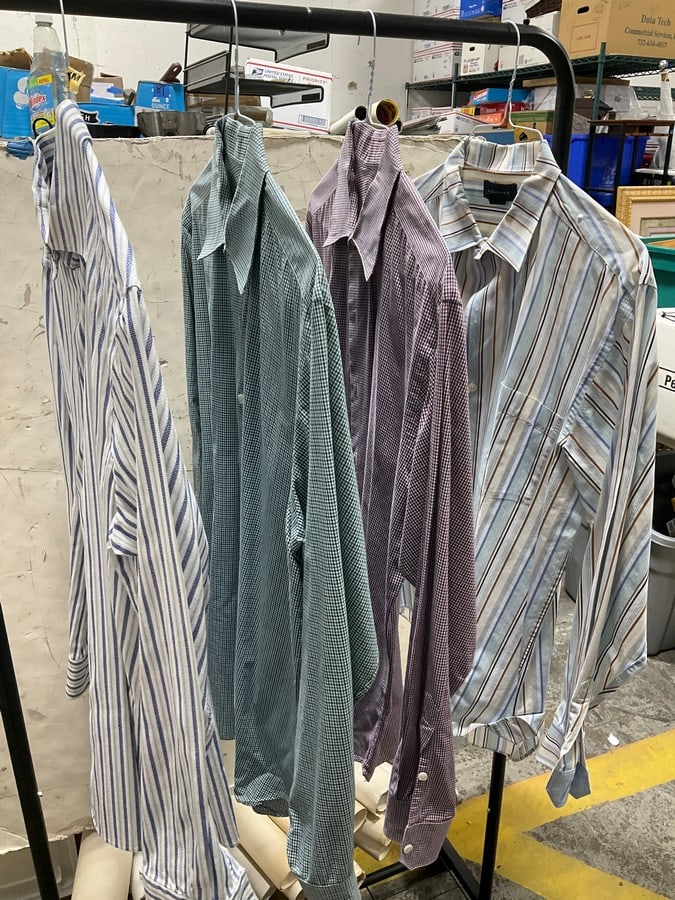 Men's dress shirts(Luciano,Misconte, Toscano, and more-L/XL)-rack not included: Men's dress shirts(Luciano,Misconte, Toscano, and more-L/XL)-rack not included