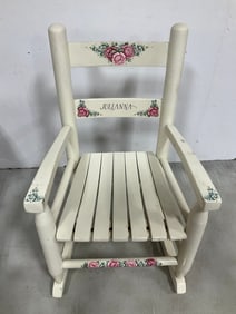 Wooden Kids Rocking Chair (23.5in Tall)