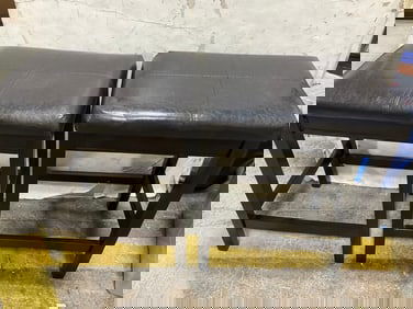 Wooden Stools with Leather Cushions(2ft Tall)