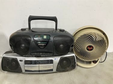 Aiwa/Magnavox Radios, and Fan