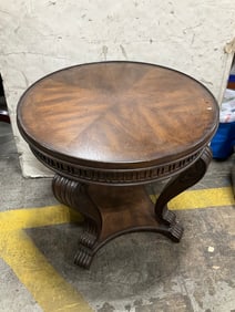 Wooden Circle Table (28in Across)
