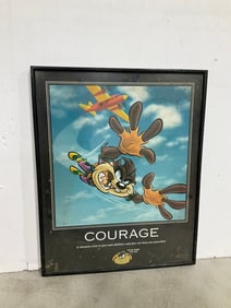 Framed Taz Art Print (16inx20in)
