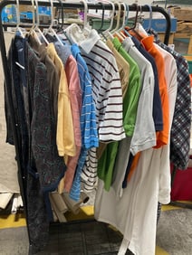 Various Mens Golf Shirts, Robes, and more (Marc Edwards, Izod, Nautica, etc) *RACK NOT INCLUDED*