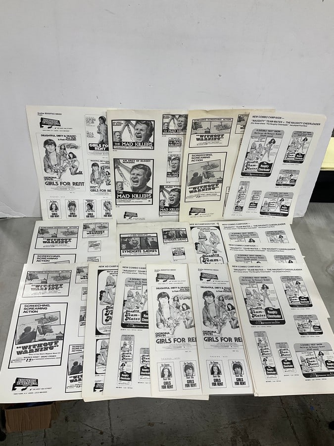 Various Film Prints (The Mad Killers, Girls for Rent, etc) (1 of 1)