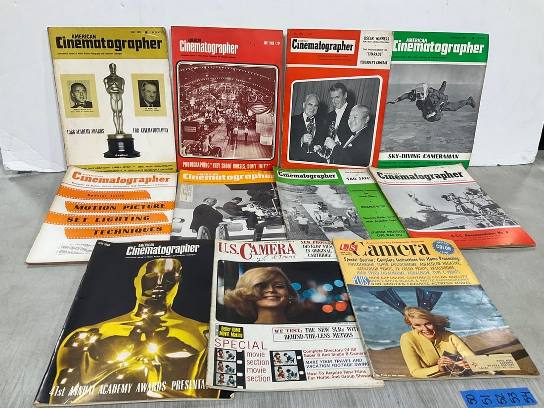 Vintage Cinematographer Magazines, and more: Vintage Cinematographer Magazines, and more
